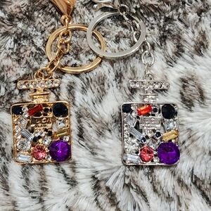 Perfume Bottle Keychain/Bag Charm